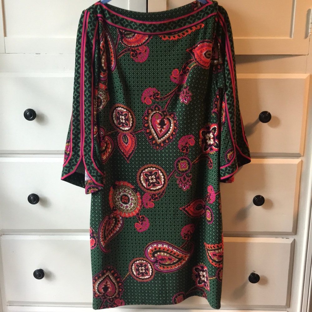Trina Turk paisley print dress size 6